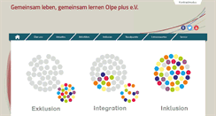 Desktop Screenshot of inklusion-olpe.de